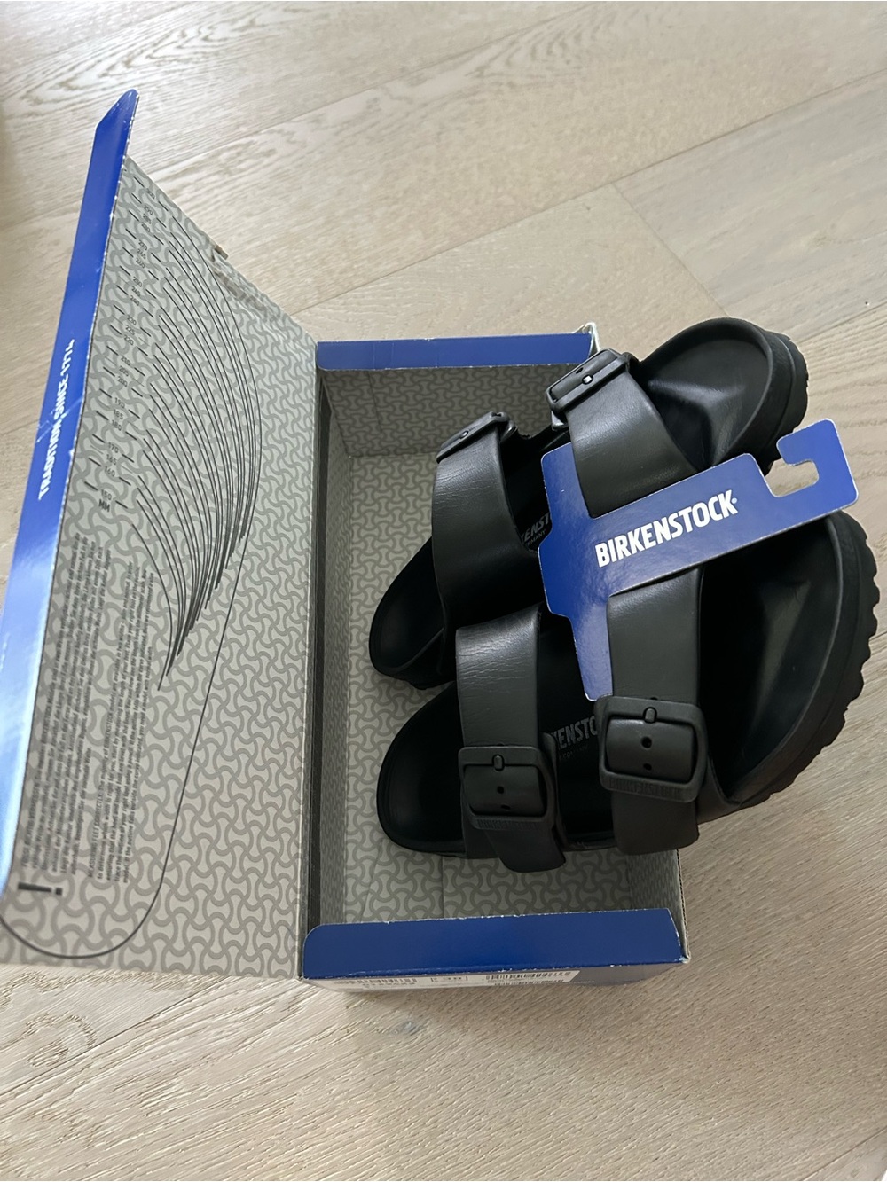 Birkenstock Black Rubber Sandals